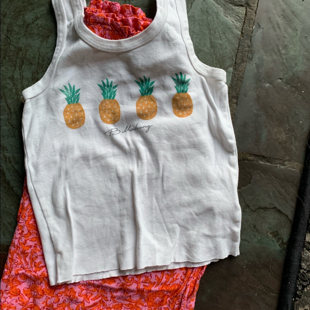 Billabong Girls Sz M Tank and Capri